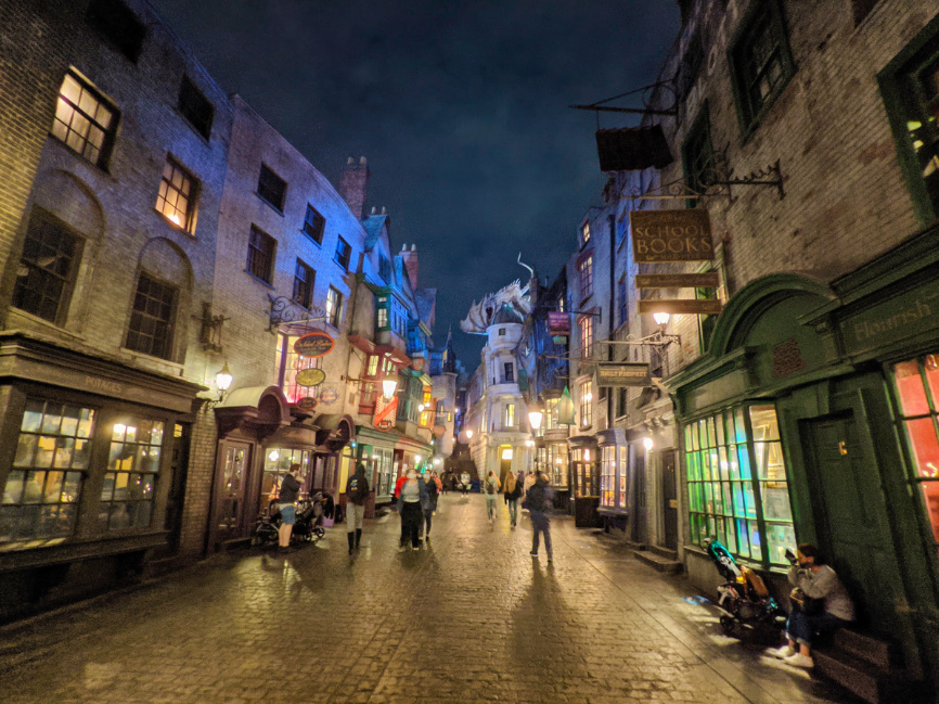 Night in Diagon Alley Wizarding World of Harry Potter Universal Studios Orlando 1