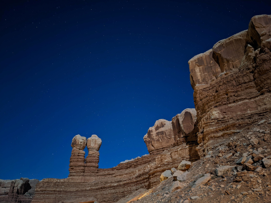 Nightsky Photography at Twin Rocks Bluff Utah 1