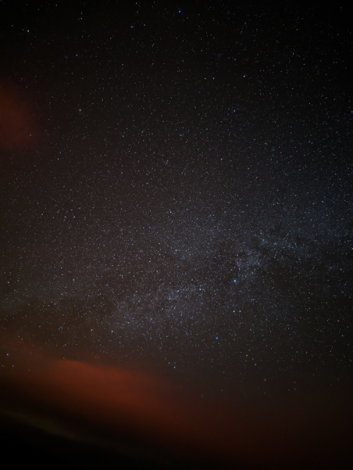 Nighttime Starry Sky in Hawaii Volcanoes National Park Big Island Hawaii 2