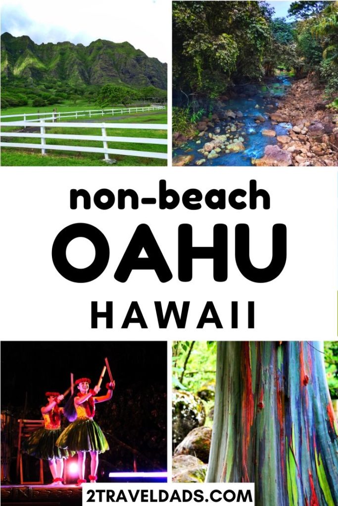 There are plenty of non-beach activities on Oahu to create an unforgettable family Hawaiian vacation. From hiking to waterfalls in the jungle to Hawaiian food, so much to do and see around Oahu away from the beach.