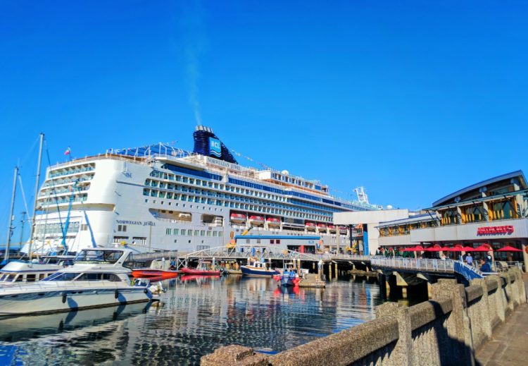 Norwegian Cruise Line ship at Pier 66 Seattle Waterfront 1 2TravelDads