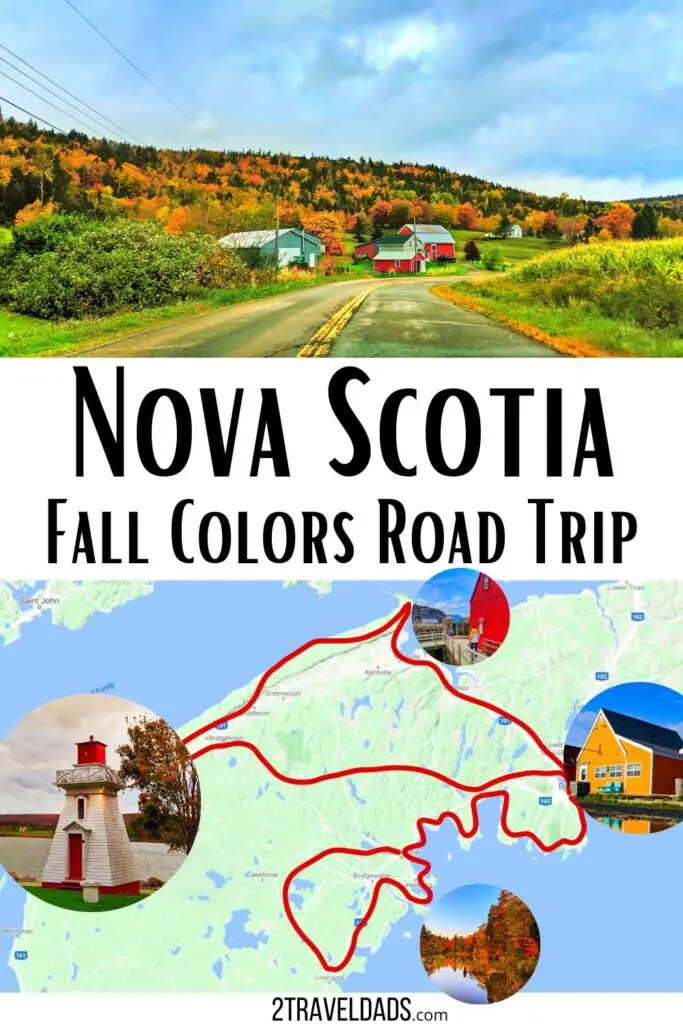Fall Colors in Nova Scotia are incredible. This four day itinerary covers Halifax, the Lighthouse Route, the Bay of Fundy and more. Best things to do in Nova Scotia.a