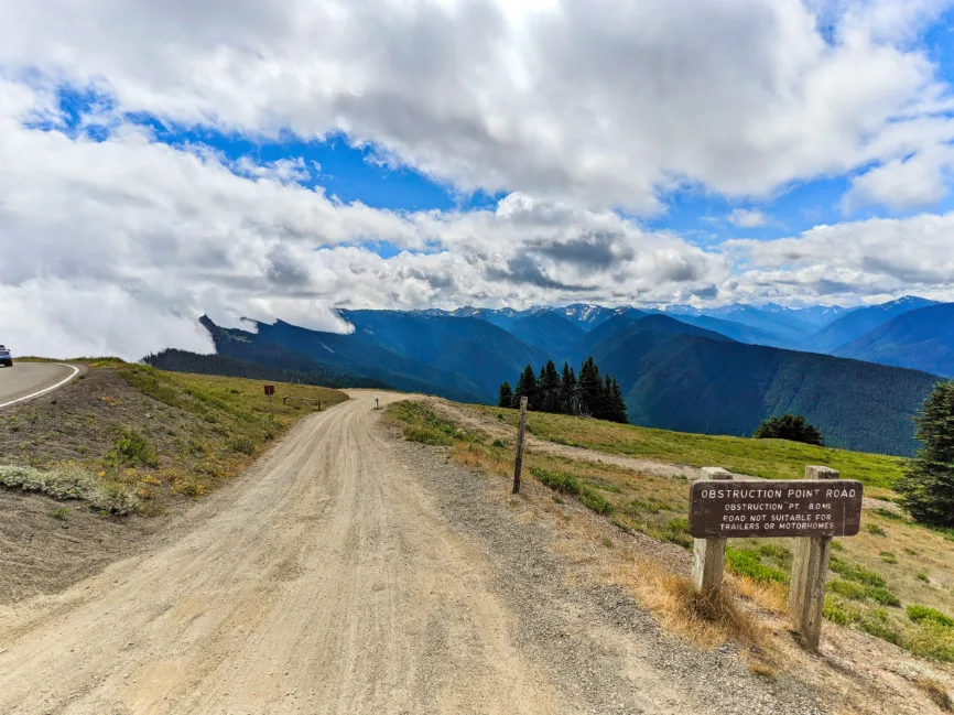 Obstruction Point Road Hurricane Ridge Olympic National Park Washington 2