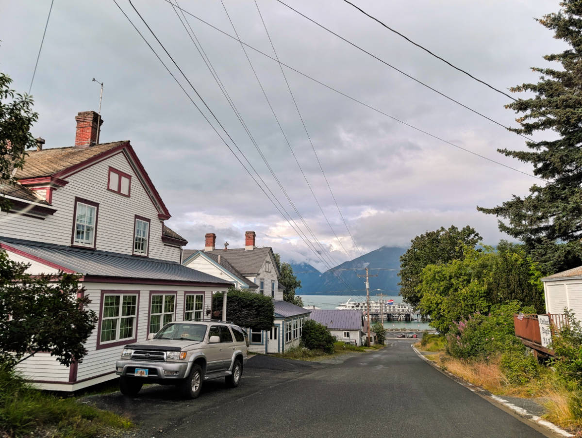 Officers Row in Fort William H Seward in Haines Alaska 1