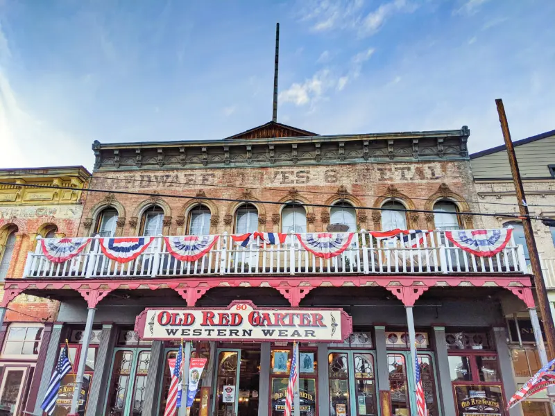 Old Brick Buildings in Virginia City Nevada 2020 9