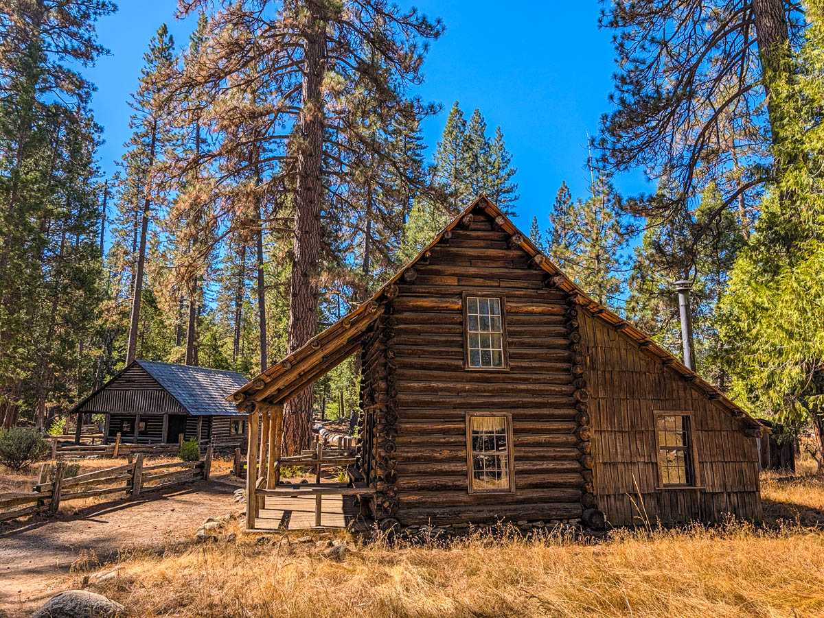 Old Buildings at Wawona History Museum Yosemite National Park California 1