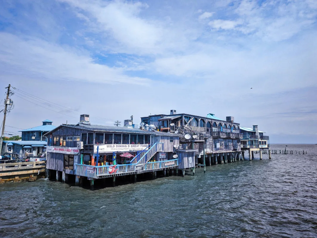 Old Wharf on Dock Street Cedar Key Gulf Coast Florida 1