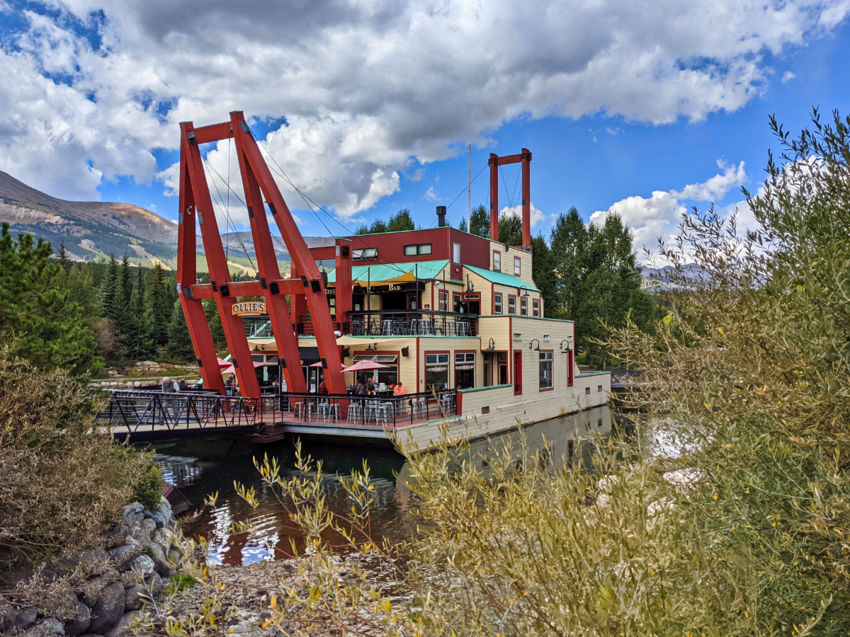 Ollies Restaurant on Mining Dredger in Historic Breckenridge Colorado 1