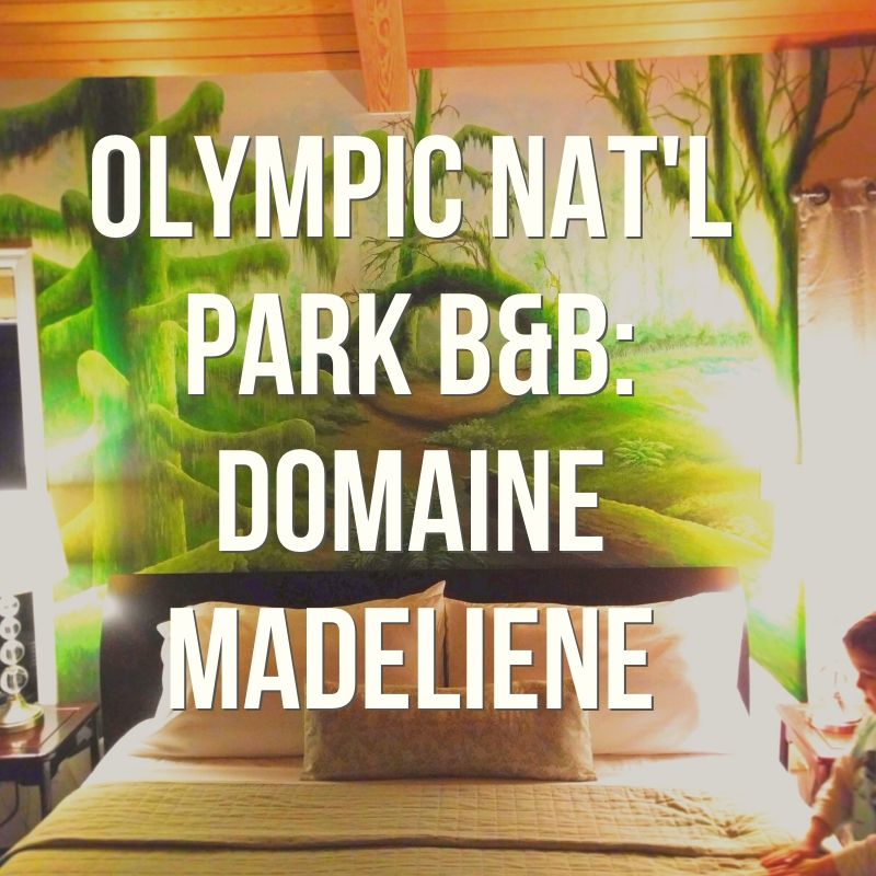 Domaine Madeliene, a Port Angeles B&B, is a quiet Olympic Peninsula bed and breakfast. Large rooms, beautiful views and calm setting make a perfect getaway.