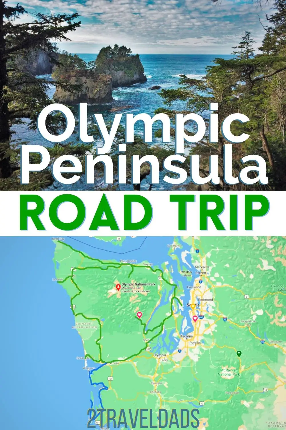 An Olympic Peninsula Road Trip is a great weekend getaway or local vacation near Seattle. See the best stops around Highway 101, waterfalls and hikes in Olympic National Park, beautiful small towns and the rugged Washington Coast. Perfect Pacific Northwest vacation itinerary.