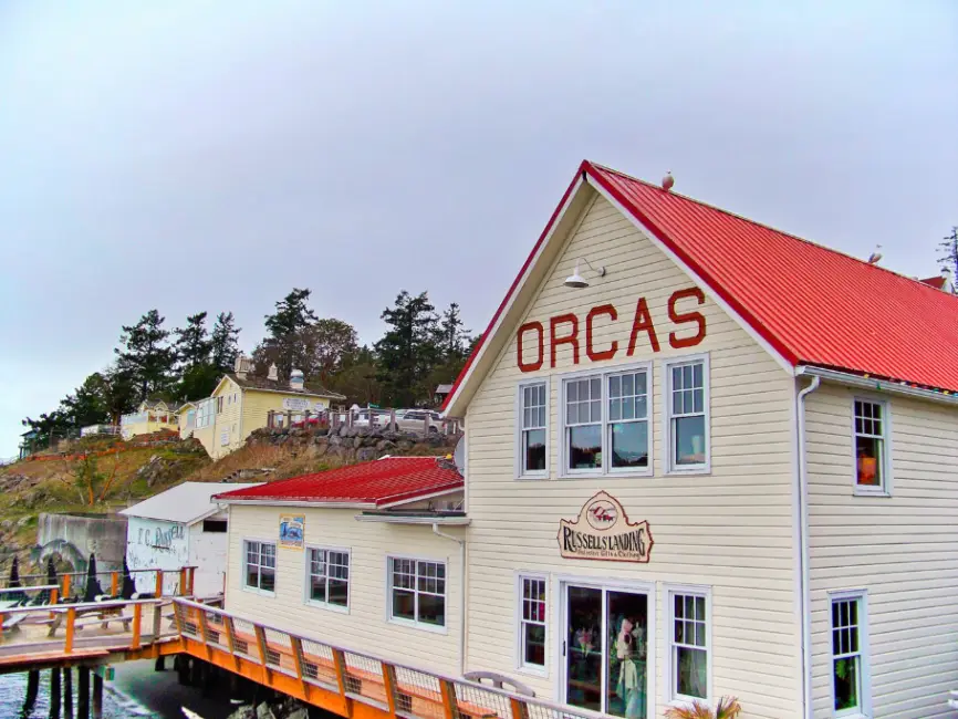 Orcas Island Ferry Buildings San Juan Islands Washington 1