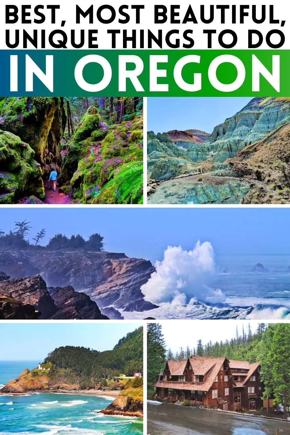 Adventures in Oregon are everywhere. These are the best, must see places, things to do, places to drive in Oregon and more.