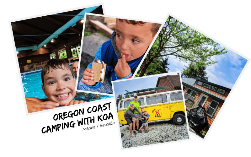 Oregon Coast camping with KOA is the easiest, most relaxing getaway we've had in a long time. Camping near Seaside with beaches and hiking nearby, amenities on-site, and perfect Astoria itinerary.