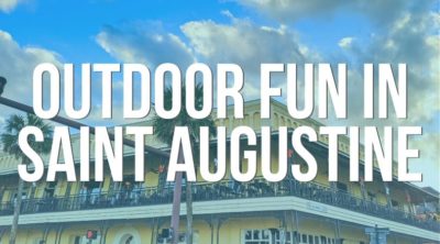 Outdoor activities in Saint Augustine, Florida include exploring the historic downtown and exploring the waterways via kayak. These are the best ways to enjoy the outdoors with kids.