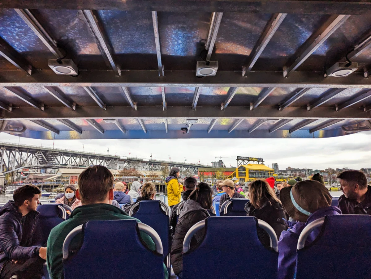 Outside Seating on Prince of Whales Catamaran Whale Watching Tour Vancouver BC 1