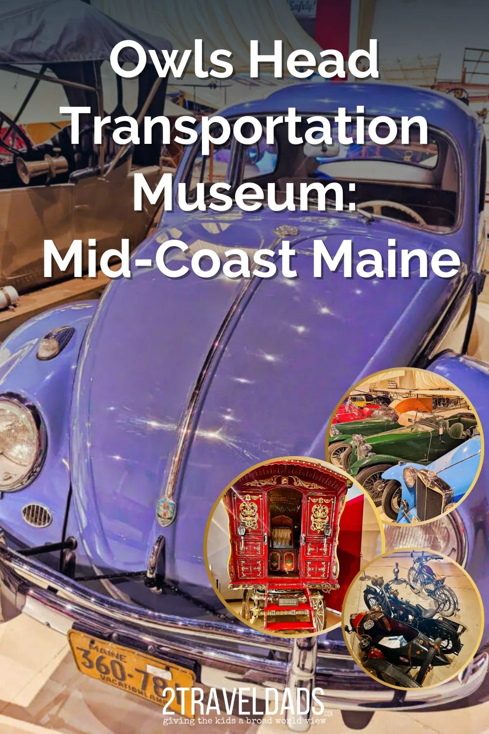 The Owls Head Transportation Museum is a great stop near Rockland on a Maine road trip. From vintage cars to bicycle history, Owls Head has fascinating exhibits for all ages.