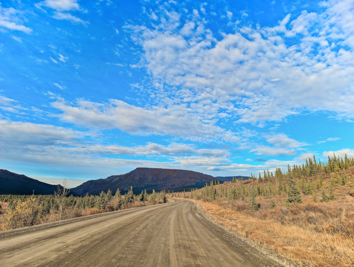 Park Road in Teklanika Valley Denali National Park Alaska 1