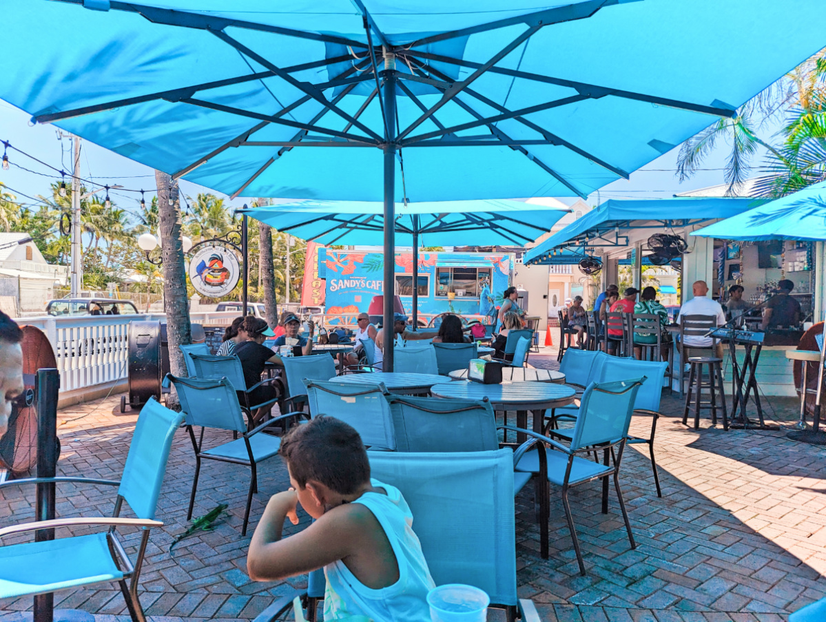 Patio at Sandys Southernmost Cafe Key West Florida Keys 1