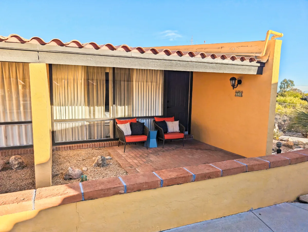 Patio at Two Queen Casita Room at Westward Look Resort Tucson Arizona 1