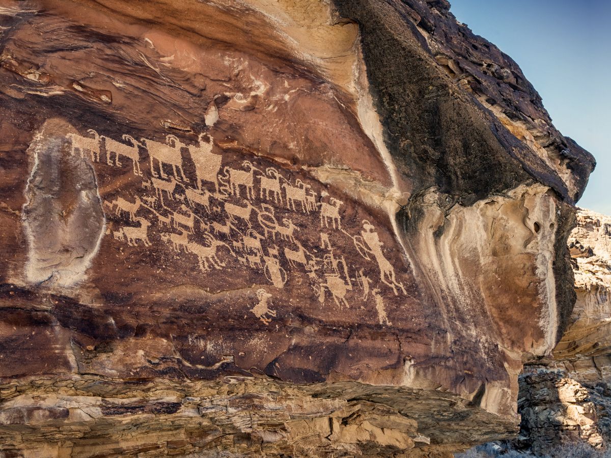 Petroglyphs in Nine Mile Canyon Vernal Utah