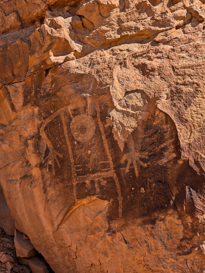 Pictographs in Dinosaur National Monument in Vernal Utah 3