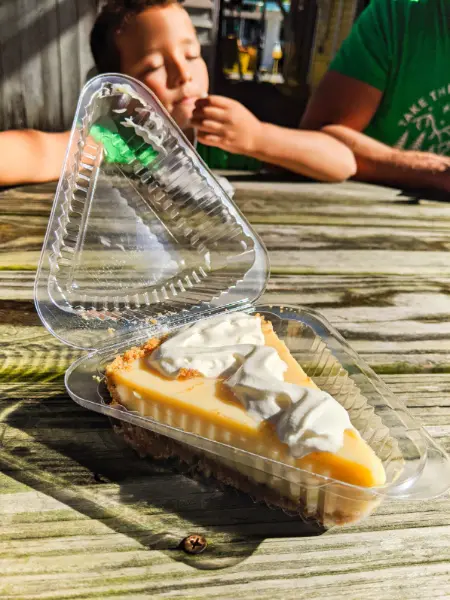 Pie Slice from Mattheessens Key Lime Pie Shop Key West Florida Keys 2020 1