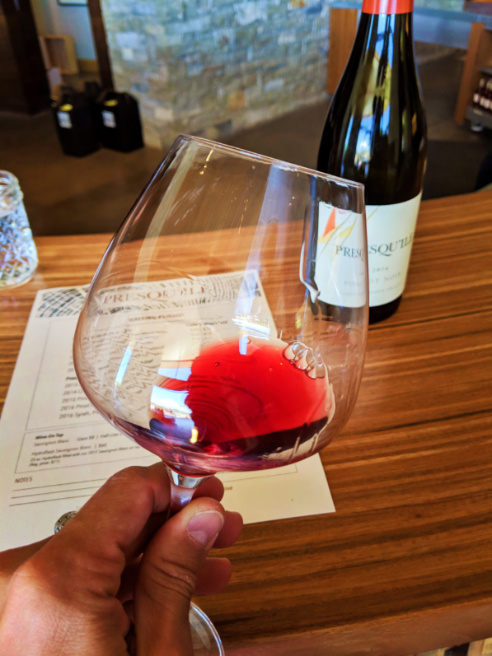 Pinot Noir Wine Tasting at Presqu'ile Winery Santa Maria Valley California 1