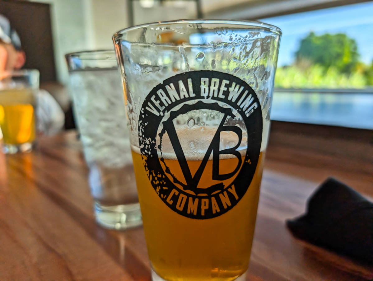 Pint Glasses at Vernal Brewing Co Vernal Utah 1