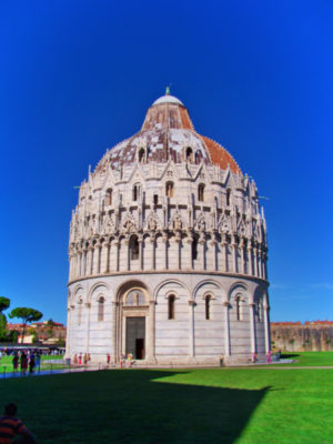 Pisa Baptistry at the Field of Miracles Pisa Italy 1