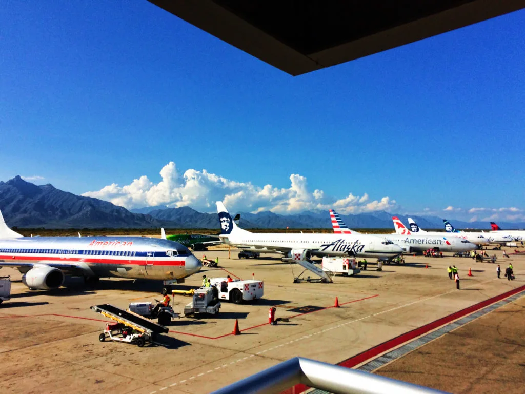 Planes on Tarmac in San Jose del Cabo 1