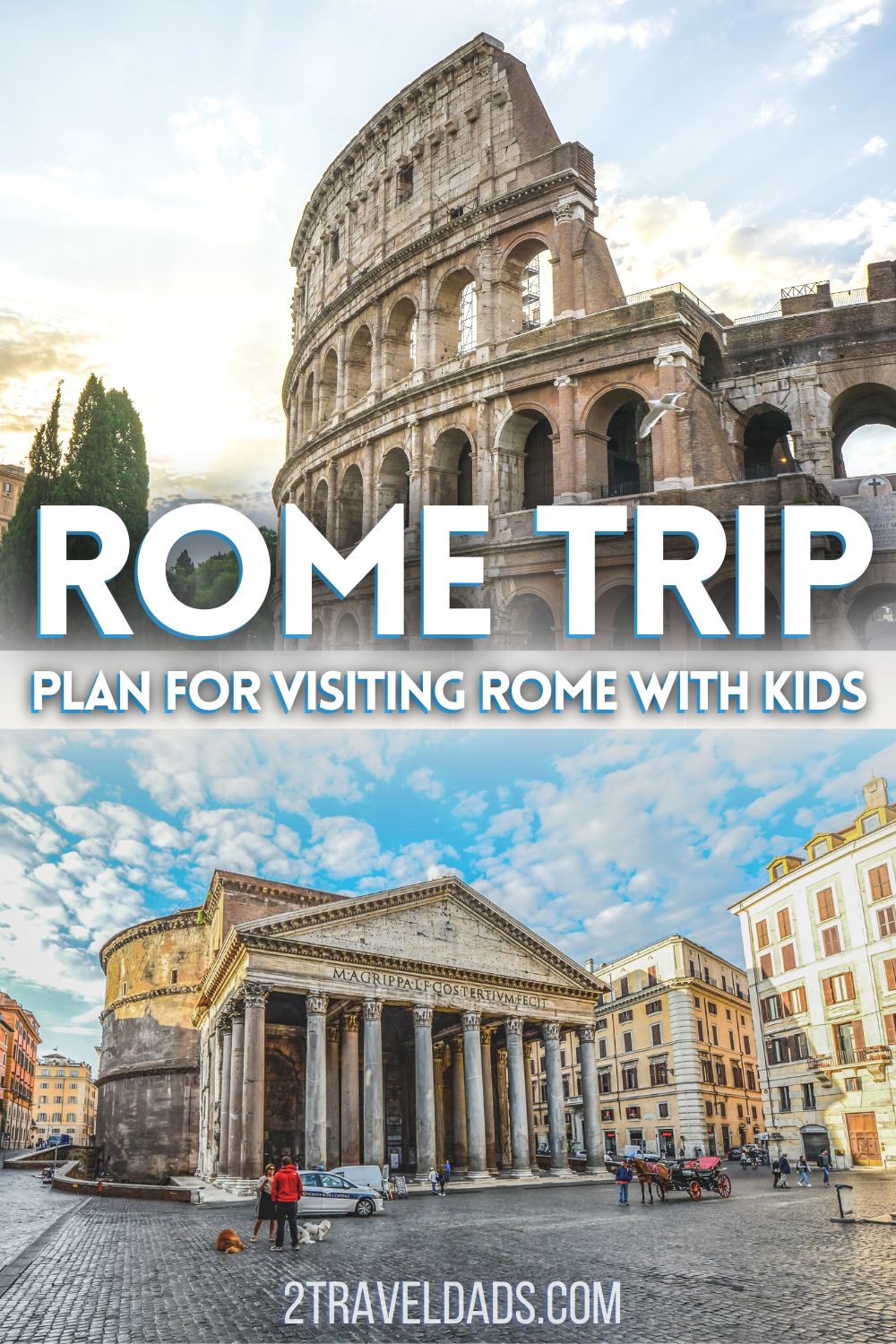 Tips for planning a trip to Rome with kids. From top sights to planning food and activities on your family Italy trip.