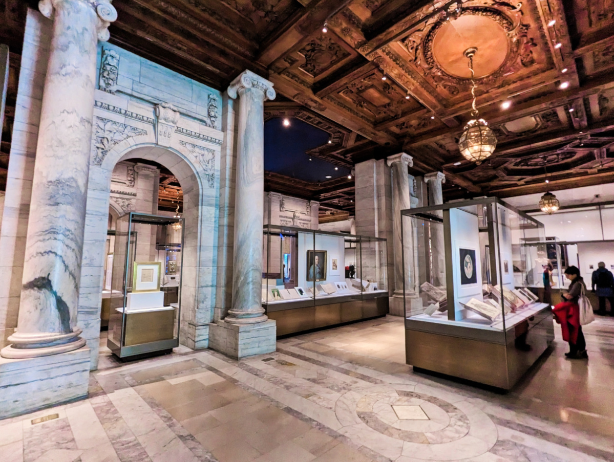 Polonsky Exhibition Hall at New York Public Library on 5th Ave New York City 2