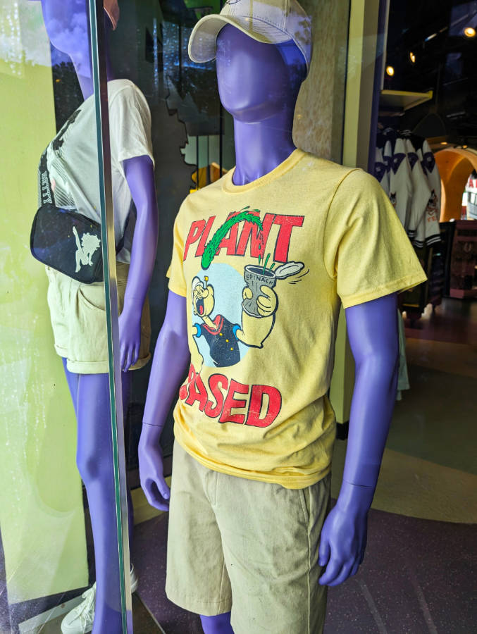 Popeye Shirt in Toon Lagoon Universal Islands of Adventure Universal Orlando Resort