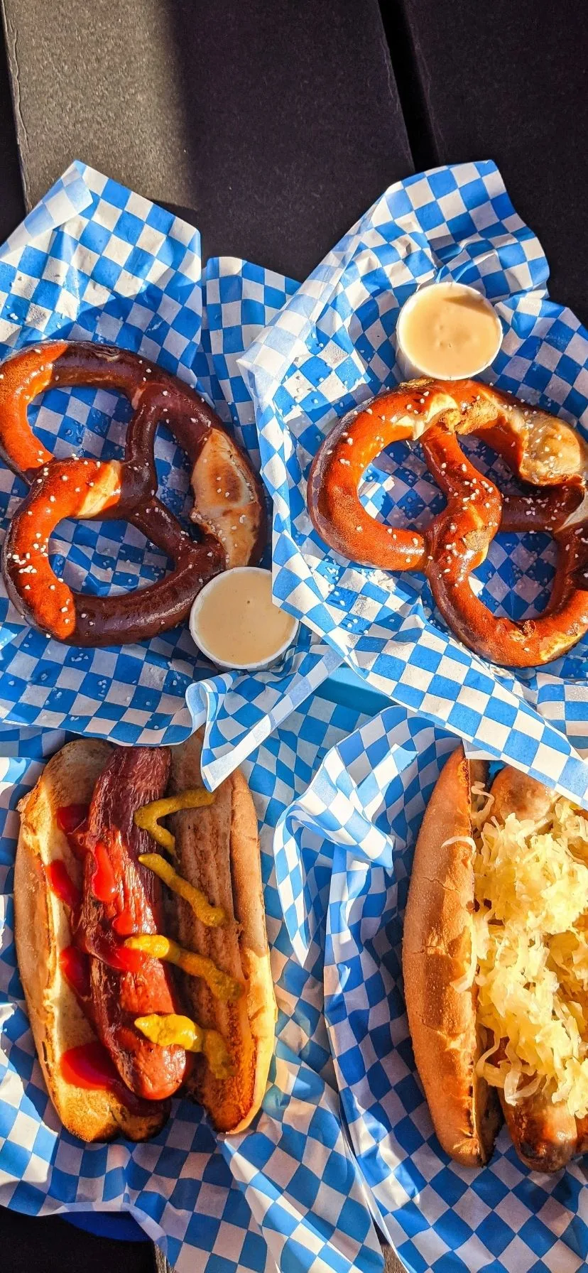 Pretzels and Bratwursts in Leavenworth Washington