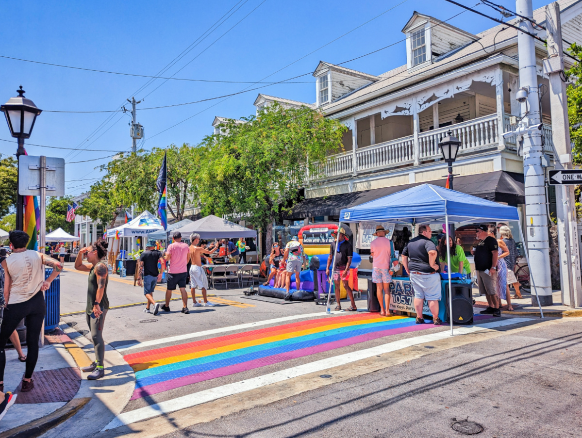 Pride Street Fair on Duvall Street Key West Florida Keys 1