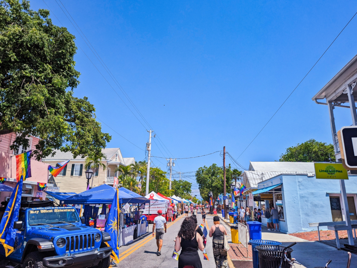 Pride Street Fair on Duvall Street Key West Florida Keys 2