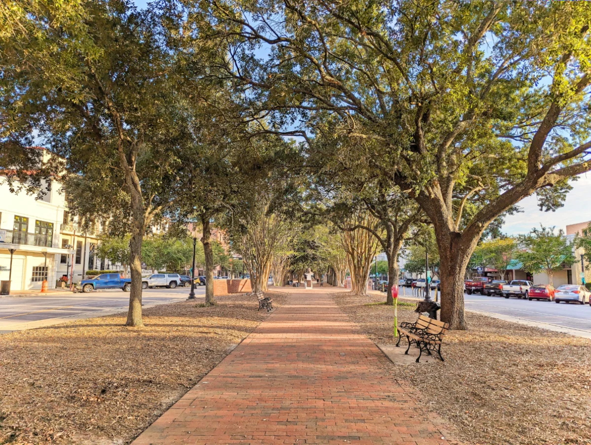 Promenade on Palafox Street Historic Downtown Pensacola Florida 1