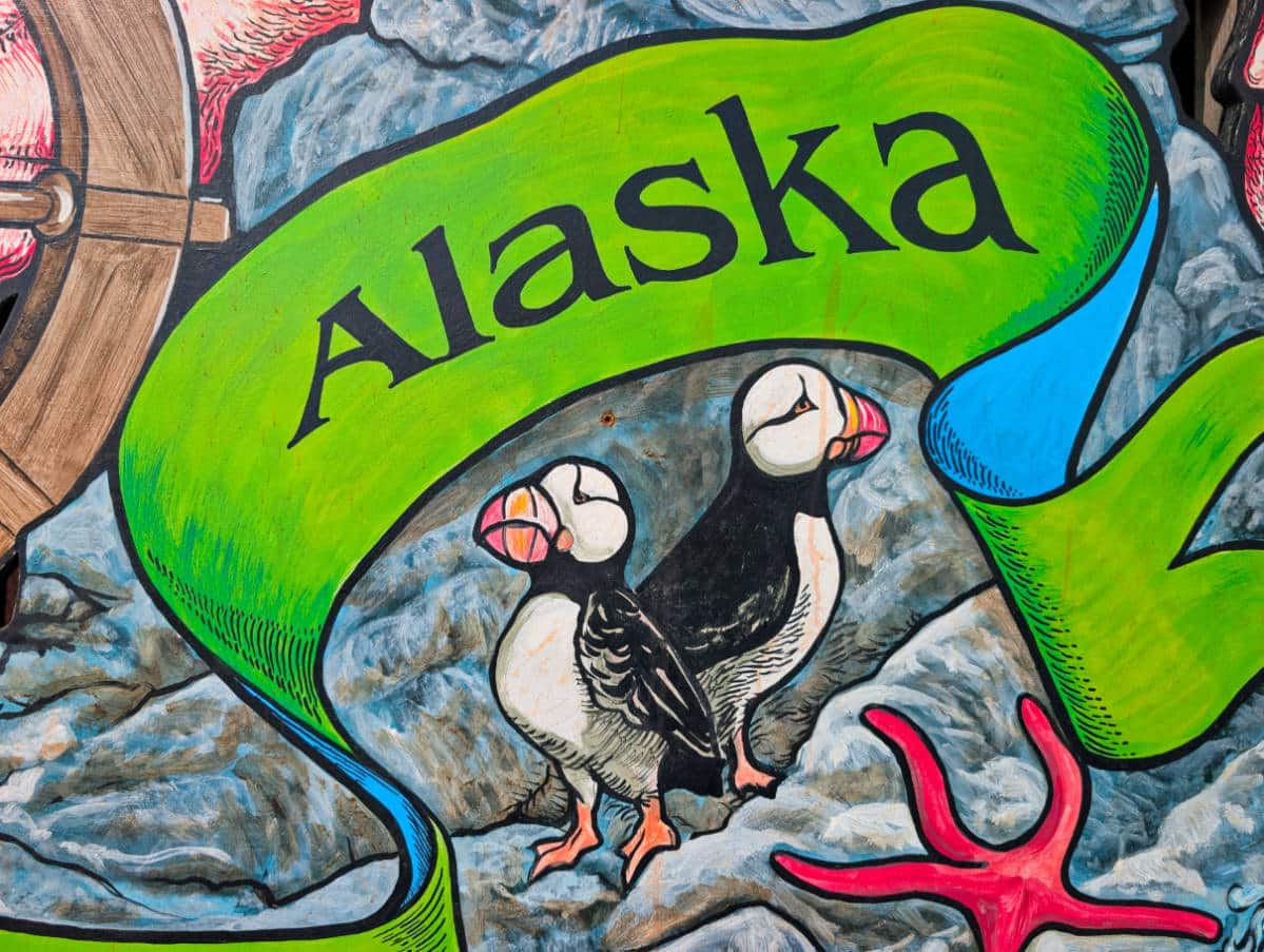 Puffin Mural on Homer Spit Homer Alaska 2