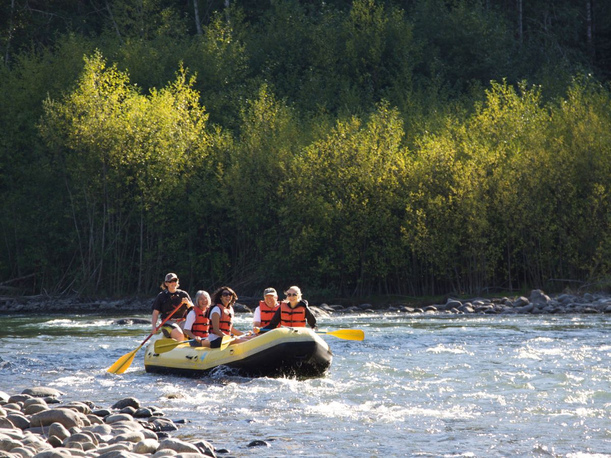 Rafting the Elwha River on the Olympic Peninsula