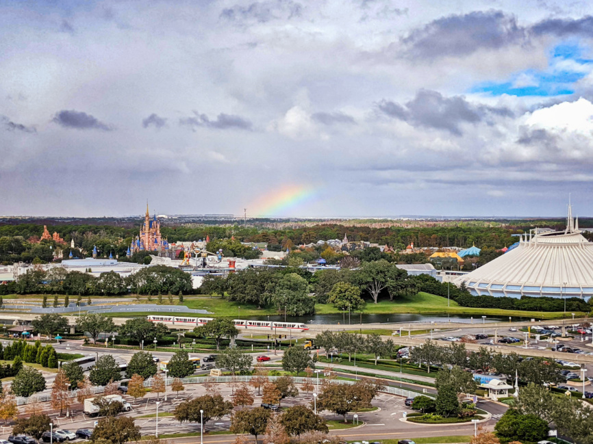 Rainbow Over Magic Kingdom from Disneys Contemporary Resrot Walt Disney World 2