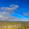 Rainbow from Mt Washburn Yellowstone National Park 5
