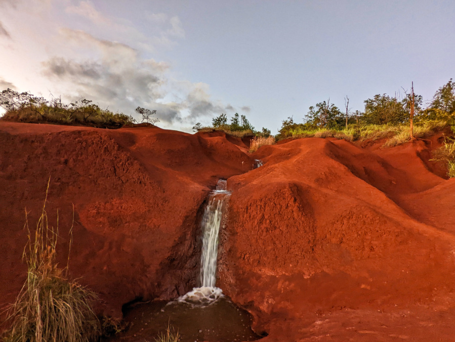Red Dirt Falls at Waimea Canyon South Shore Kauai Hawaii 2