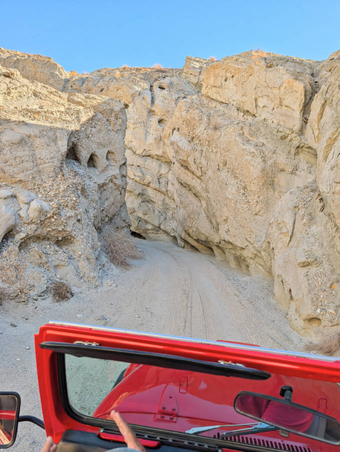 Red Jeep Tour at San Andreas Fault Palm Desert California 3