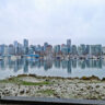Reflections of Downtown Vancouver from Stanley Park Vancouver BC 1