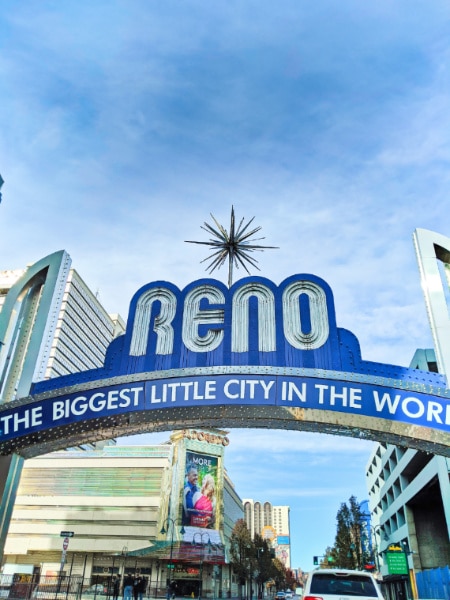 Reno Arch Biggest Little City in the World Sign Reno Nevada 2020 3