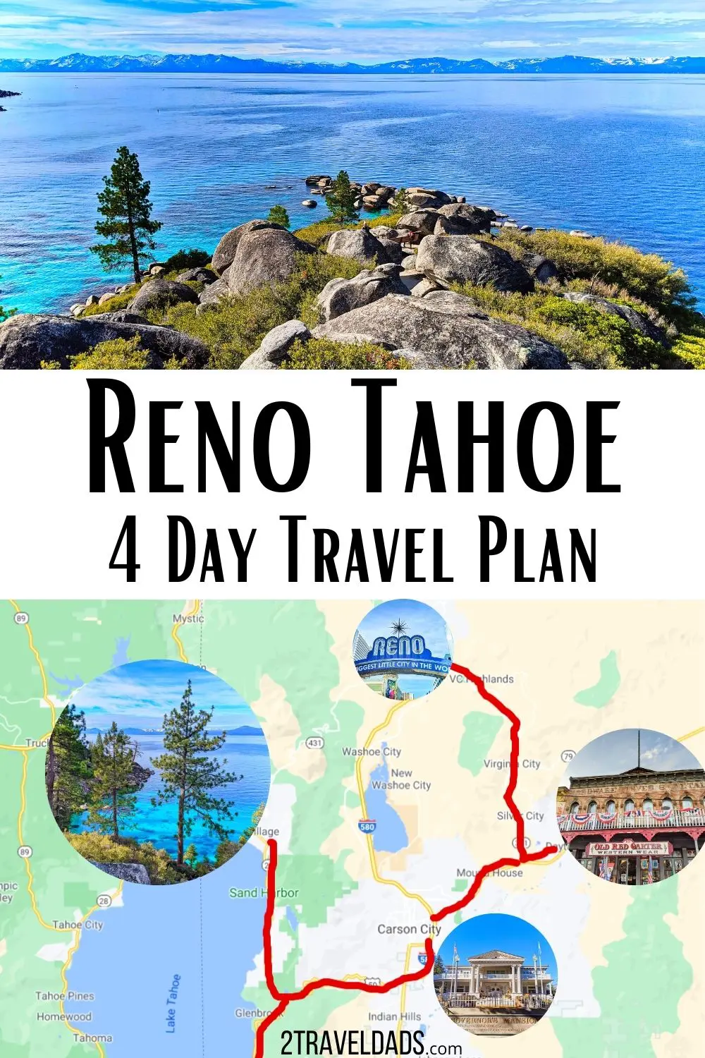 Reno Tahoe travel planner to experience the best of Carson City, Lake Tahoe, Virginia City and Nevada's mining country. Hiking at Tahoe, hot springs, hotel and restaurant recommendations for a completely enjoyable Reno Tahoe escape.