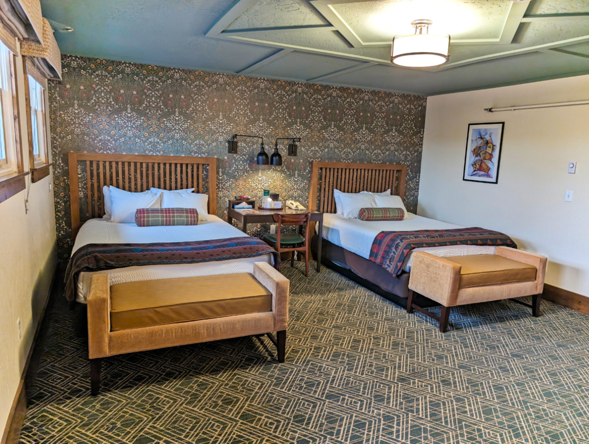 Renovated Two Queen Room at Glacier Park Lodge East Glacier Montana 1