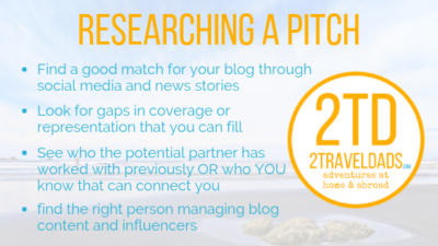 Research is the first part of understanding how to pitch.