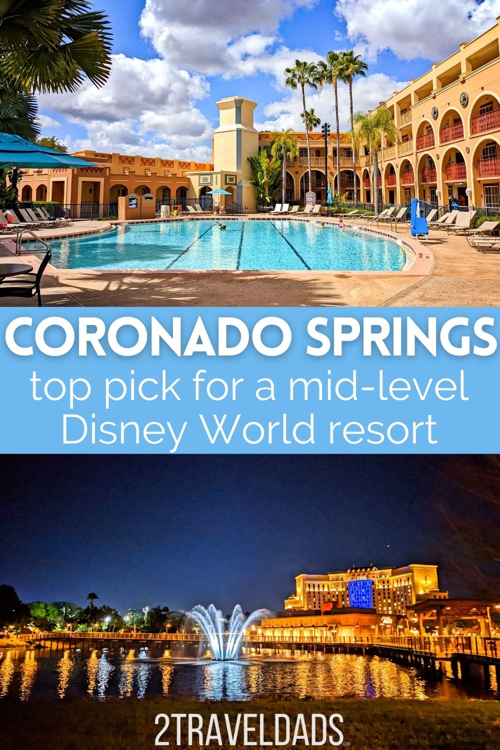 Disney's Coronado Springs Resort is a very different Walt Disney World Hotel. It feels unlike other Disney properties while still having the Disney touches and service. Review of Coronado Springs includes dining, transportation and more.