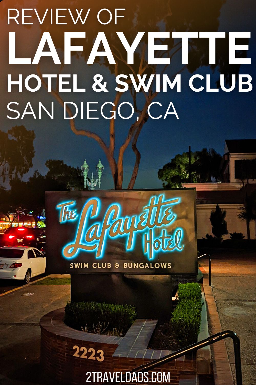 San Diego's Lafayette Hotel, Swim Club and Bungalows is a great vintage stay close to Balboa Park. See what to expect from this old Hollywood destination hotel, one of the most fun places in San Diego.